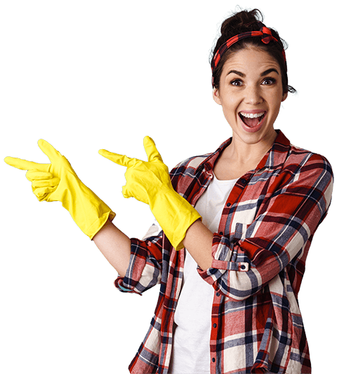 People cleaning a kitchen together